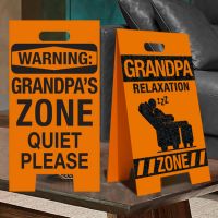 Grandpa Relaxation Zone Sign - Grandpa Gifts - Buy Holiday Shop Closeouts