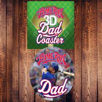 Home Run Dad 3D Coaster - Dad Gifts - Buy Holiday Shop Closeouts