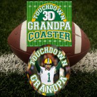 Touch Down Grandpa 3D Coaster - Grandpa Gifts - Buy Holiday Shop Closeouts